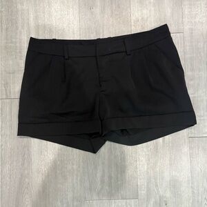 Mossimo Cuffed Chino Black Womens Shorts Size 4